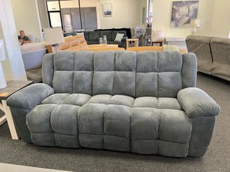 Reclining sofa love and chair set