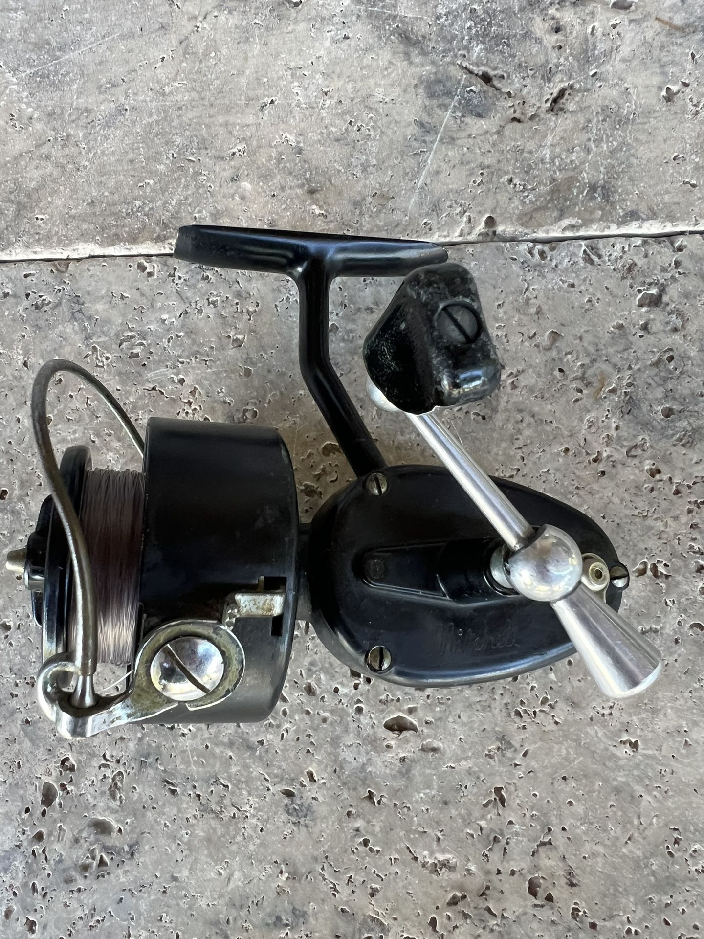 Vintage 1950s Mitchell Fishing Spinning Reel Made in France 4th Version HTF