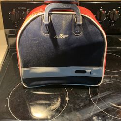 Brunswick Bowling Ball With Bowling Prayer Fowl And Authentic leather bag