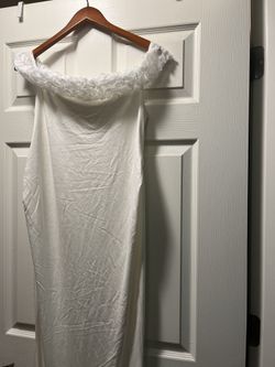 Summer White Dress 👗 Size L