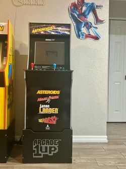 Asteroids One Up Arcade Cabinet Modified w/ 8000 games