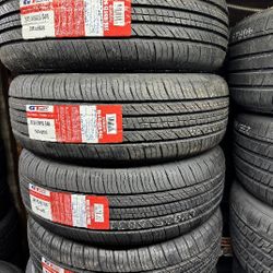 SET OF FOUR NEW TIRES 205/65/15 GT RADIAL INCLUDING MOUNT AND BALANCE, ASK ME FOR SIZES AND BRAND 