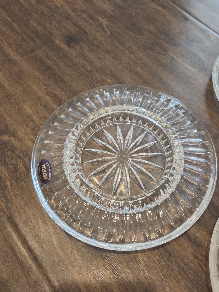 Pillar Candle Holders Lead Crystal
