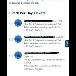 DinseyLand Tickets