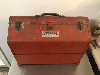 Vintage Duplex Tool Box Cantilevered Model 1018 Working