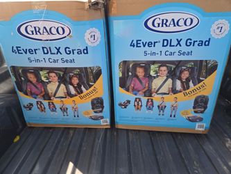 Graco 4ever dlx grad 5 in 1 car seats each $225 or both for $400