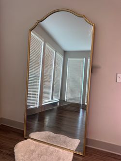 Gold Floor to ceiling Mirror