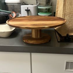 Wood Cake Stand