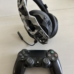 RIG 700 Pro Headset And PlayStation Controller 