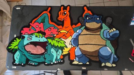 NEW CHARIZARD POKEMON TUFTED RUG