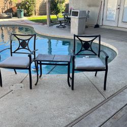Patio Chairs And Table $40