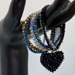 beautiful set of 8 bracelets