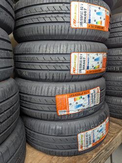 BRAND NEW SET (4) 185 55 15 TIRES !!! 