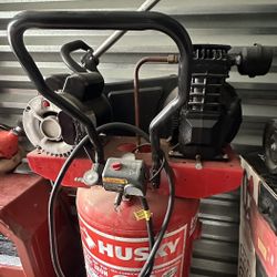 Husky Vertical Oil-Lubricated Air Compressor