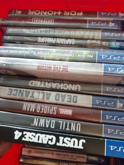 Sony Ps4 games...