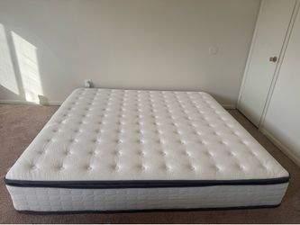 King Size Mattress, 12 Inch Hybrid King Mattress, cool gel memory, Pressure Relief, Medium Firm feel