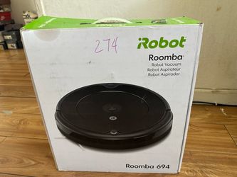 iRobot Roomba 694 Robot Vacuum-Wi-Fi Connectivity, Personalized Cleaning Recommendations, Works with Alexa, Good for Pet Hair, Carpets, Hard Floors, S