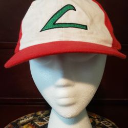 POKEMON Ash Ketchum Baseball Cap Strapback Hat -VINTAGE 1990s Official NINTENDO 