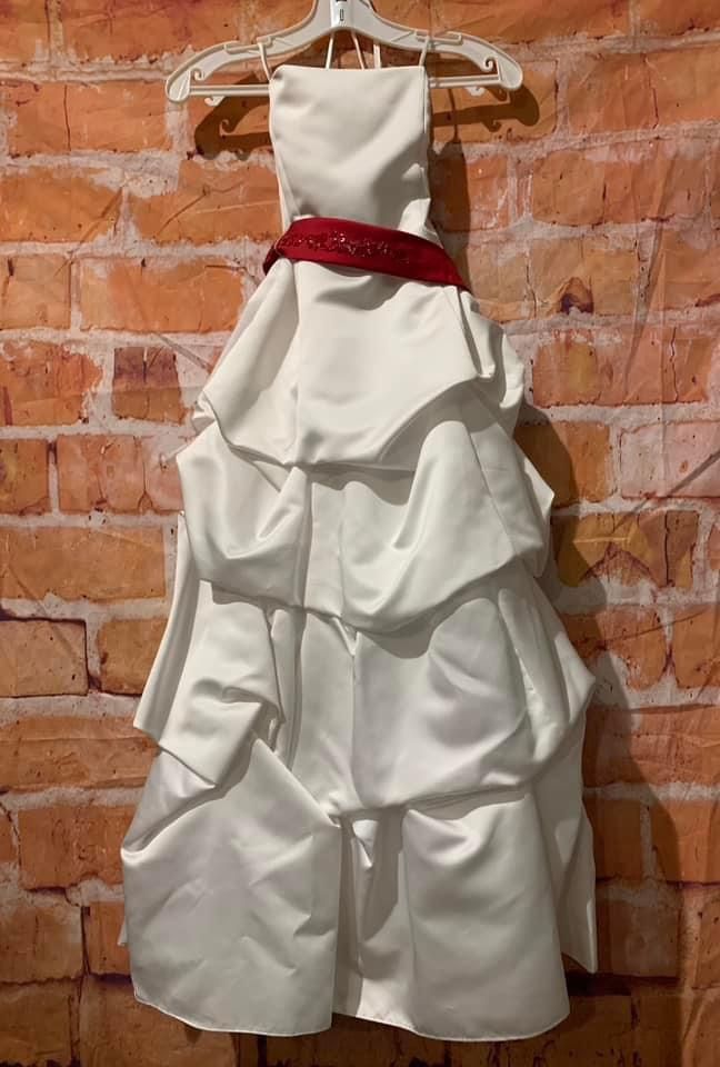 White Flower Girl Dress