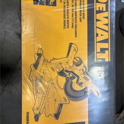 Dewalt 12 Double Bevel Sliding Compound Miter Saw  Model number DWS780  