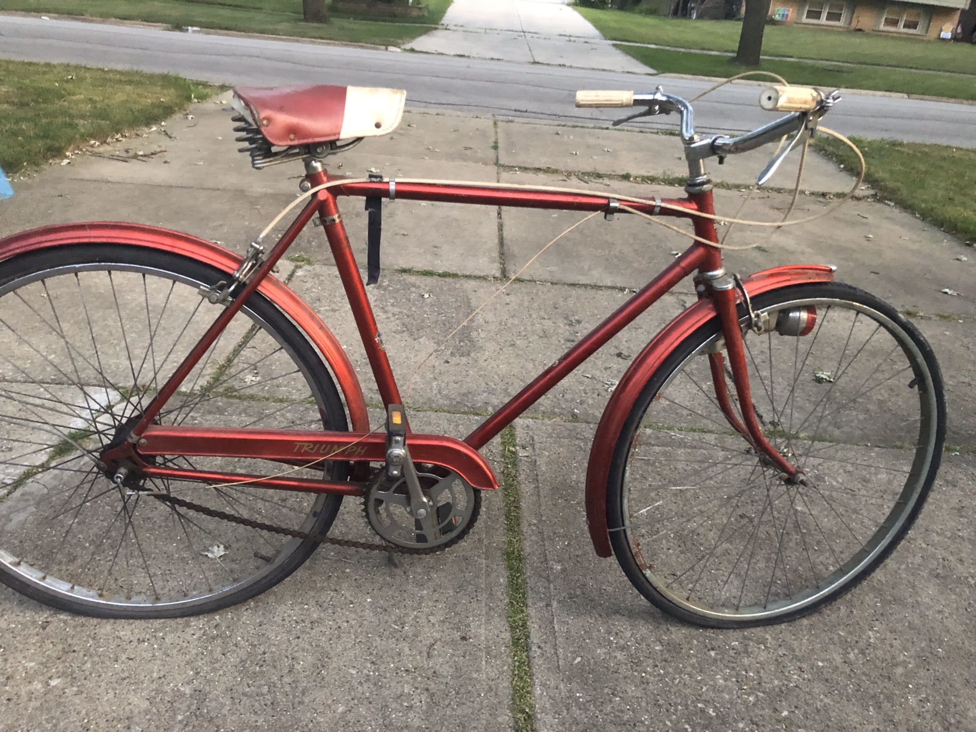 Vintage triumph Bicycle made in England good shape $225obo
