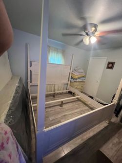 King size bed frame