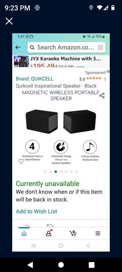 QUICKCELL BLUETOOTH SPEAKERS