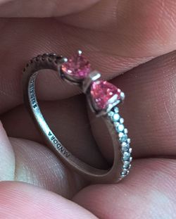 Silver Pandora bow ring