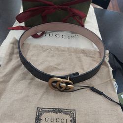 Black Gucci Junior Belt