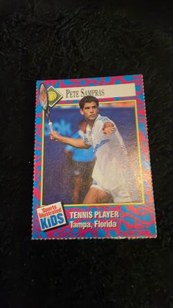 Pete Sampras Sports Illustrated for Kids Card