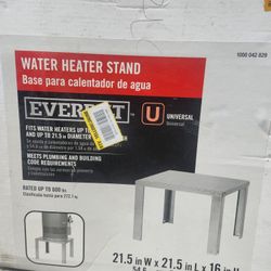 Water Heater Stand 21x21x16 