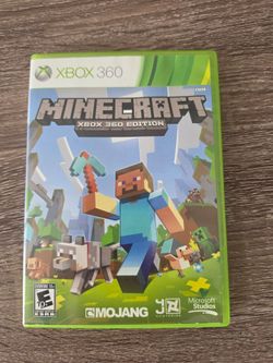 CASE ONLY MINECRAFT for Microsoft Xbox 360 NO DISC
