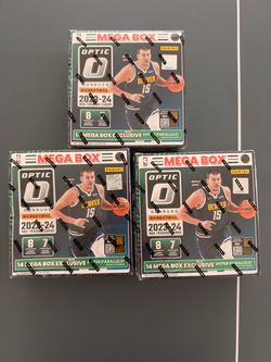 2023-24 Donruss Optic Basketball Mega Box Sealed - Wemby Rookie Chase