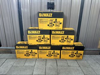 Dewalt 2-1/4 Hp Eve Fixed Base/ Plunge Router Combo Kit 