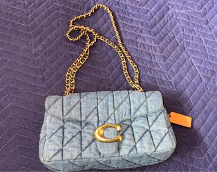 Coach Tabby Quilted Denim Shoulder Bag