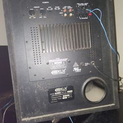 KLH audio systems amplified subwoofer system 