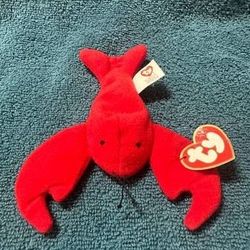 Teenie Beanie Babies - Pincher Lobster - NEW - WESTSIDE 