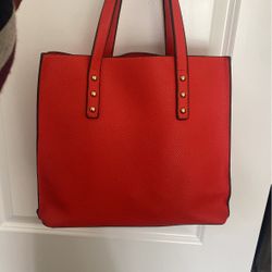 red purse