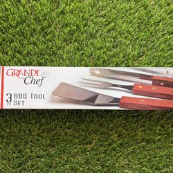 Grand Chef BBQ Tool Set Of 3 