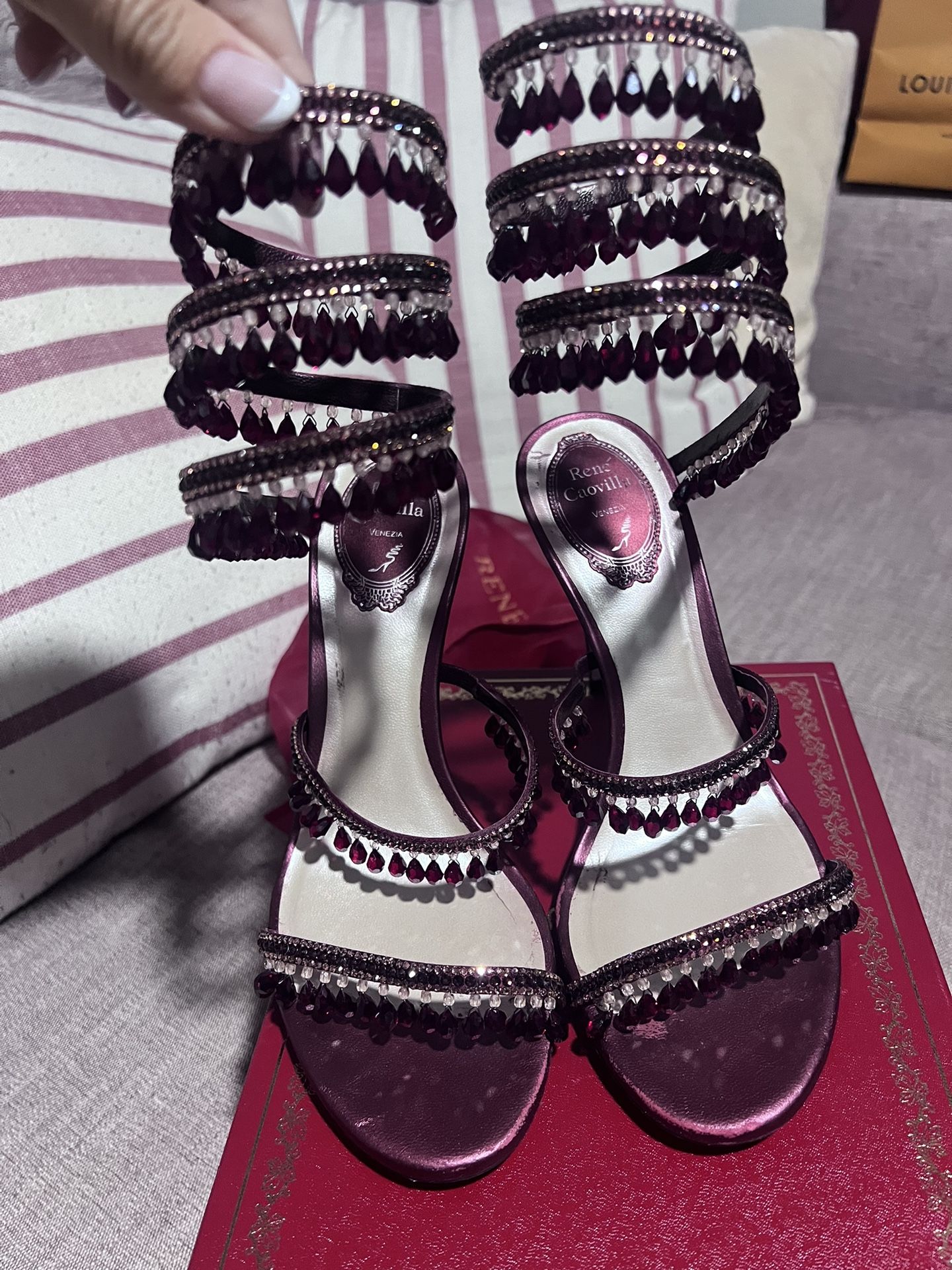 Rene Caovilla Chandelier Sandal