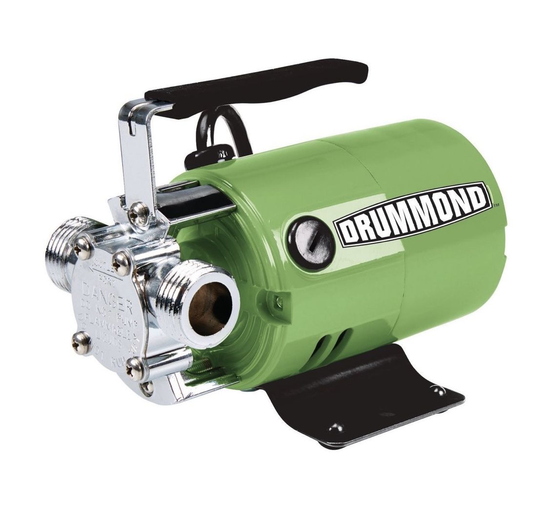 DRUMMOND 1/10 HP Transfer Pump 320 GPH