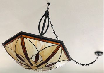 Stained Glass Chandelier