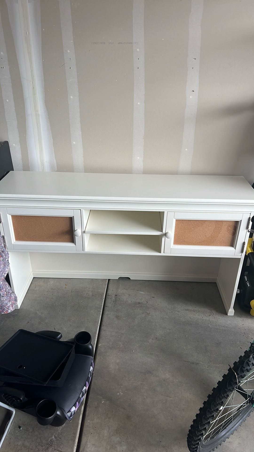 Pottery barn desk Hutch