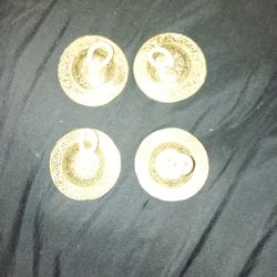 Two Sets Of Vintage Finger Symbols For Belly Dancers