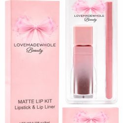 Matt Lipstick Duo By Love Made Hole Beauty With Gift Bag.