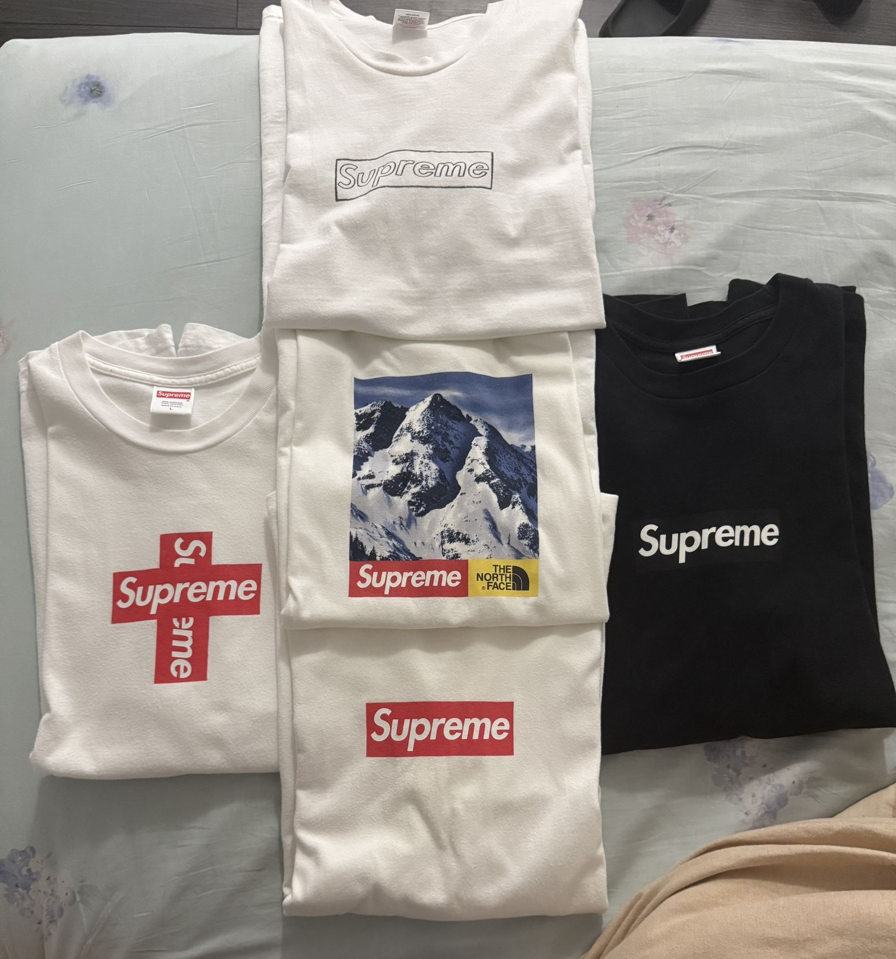 Supreme Box Logo Shirts Bundle Size L