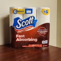 Scott Paper Towels, Choose-A-Sheet – 6 Rolls