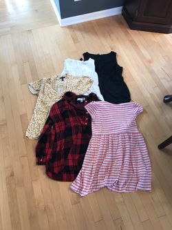 Set of five Large Maternity tops