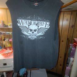 Harley Davidson Extra Large Tan Shirt