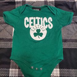 Boston Celtics Jason Tatum Onesie. 12 Months.